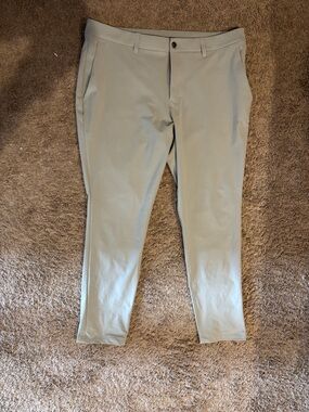lululemon athletica Black and Light Gray Performance Pants